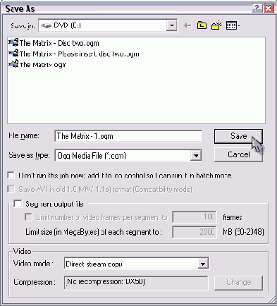 Профессиональное кодирование DVD с использованием DivX Pro и Ogg Vorbis