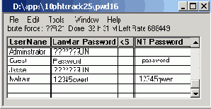  L0phtcrack   